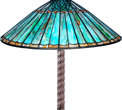 Turquoise Tiffany Floor Lamp